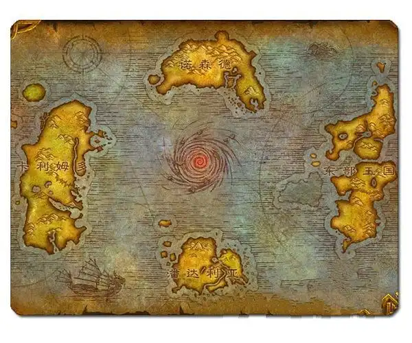 『魔兽世界观』(⒈)图解艾泽拉斯大陆