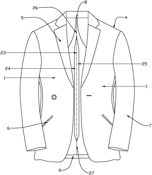 一种商务西装制造技术