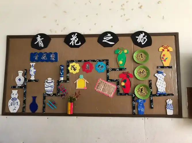 主题墙:中国风之——青花之韵