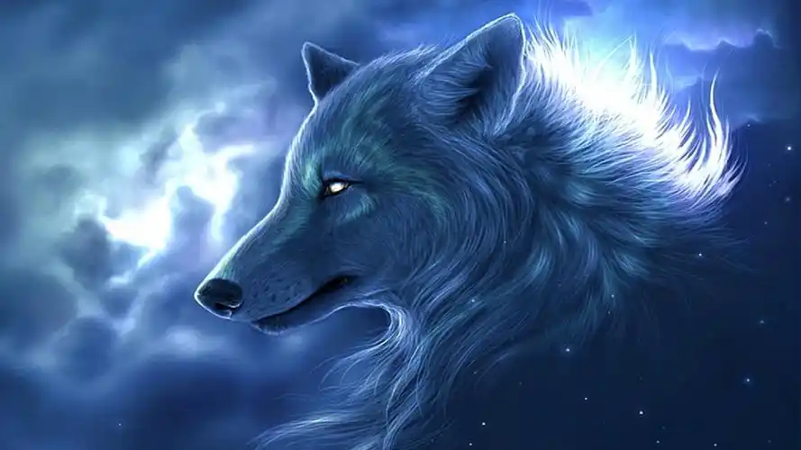 手绘狼高清原图查看 (5/9)