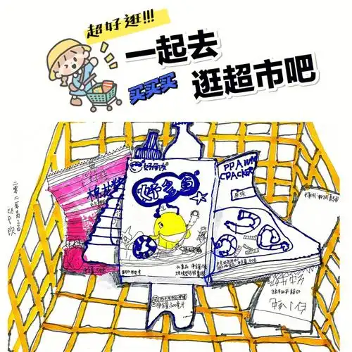 创意写生▏一起去逛超市吧
