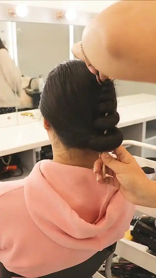 扎发精英#筷子盘发加长版教程来喽!91-度小视