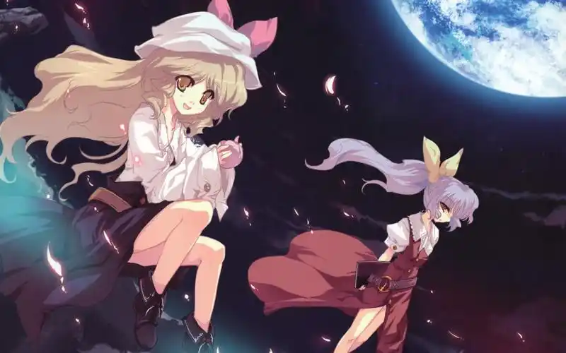 高清晰的动漫女孩桌面壁纸916