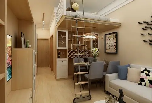 40平米公寓房装修效果图