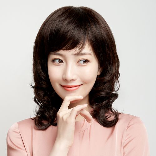 假发女妈妈款中长卷发中老年女士假发自然大波浪齐肩假发头套