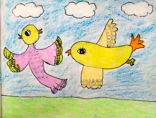 【墨竹原创】鹿楼小学一年级小朋友们的绘画作品