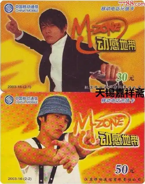 趣味收藏动感地带周杰伦2003162全