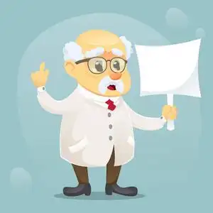 老科学家图片-老科学家素材-老科学家插画-摄图新视界