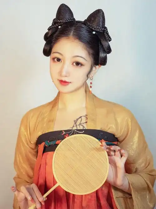 古装汉服假发包古风发髻发型女全头套一体式假发懒人发箍手残百搭懒人