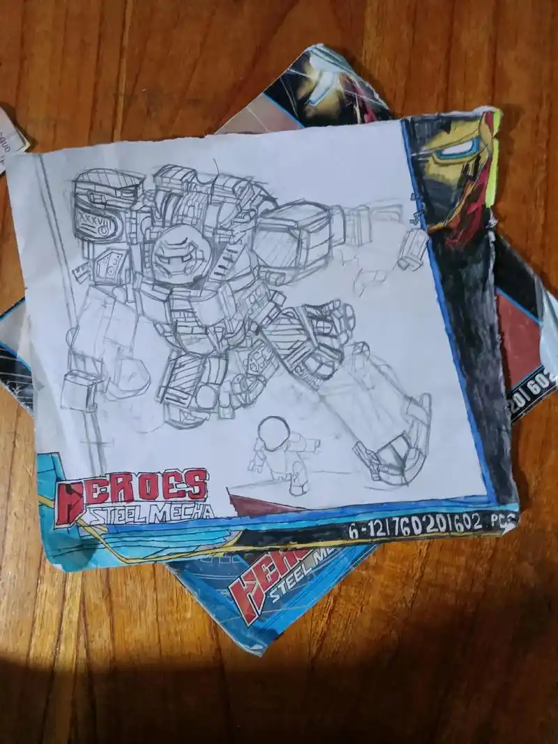 mk38机甲#乐高 #绘画#钢铁侠  - 抖音