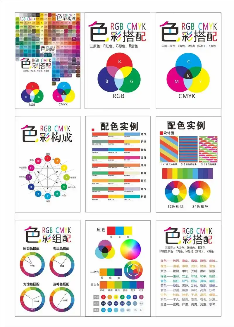 色彩搭配 零基础色彩学习干货配色实例.#色彩搭配 零基础 - 抖音