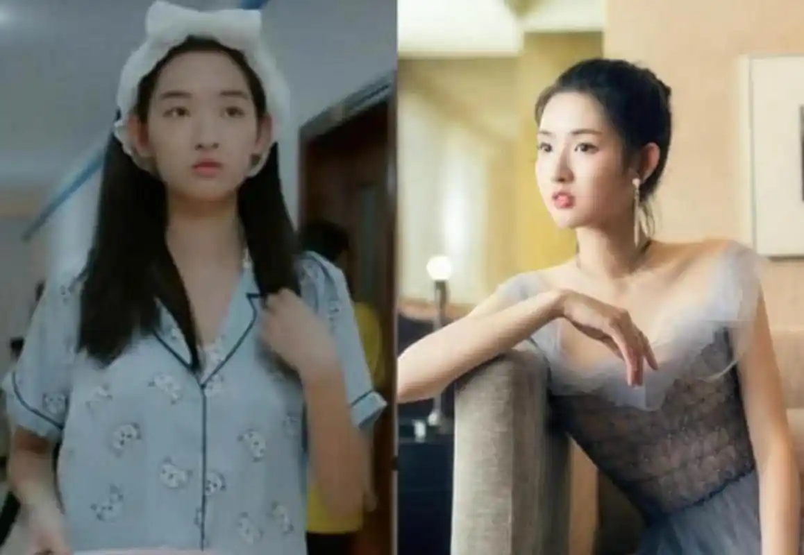 gif创作人# 《少年派》剧里vs剧外,林妙妙复古风,邓小琪美呆,他西装