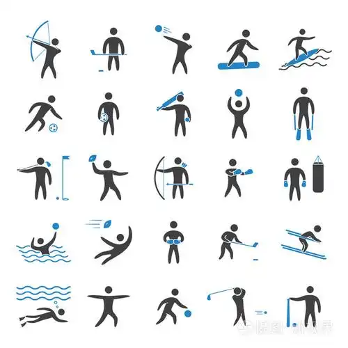 运动员的人物剪影