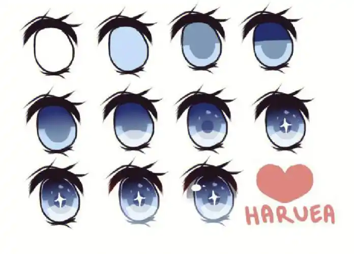 二次元眼睛画法