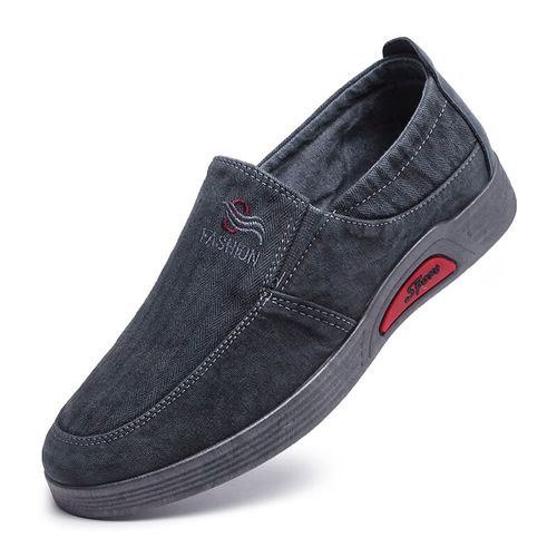 smotouch mud高端品牌春秋2021新款男鞋老北京布鞋男爸爸帆布鞋男士