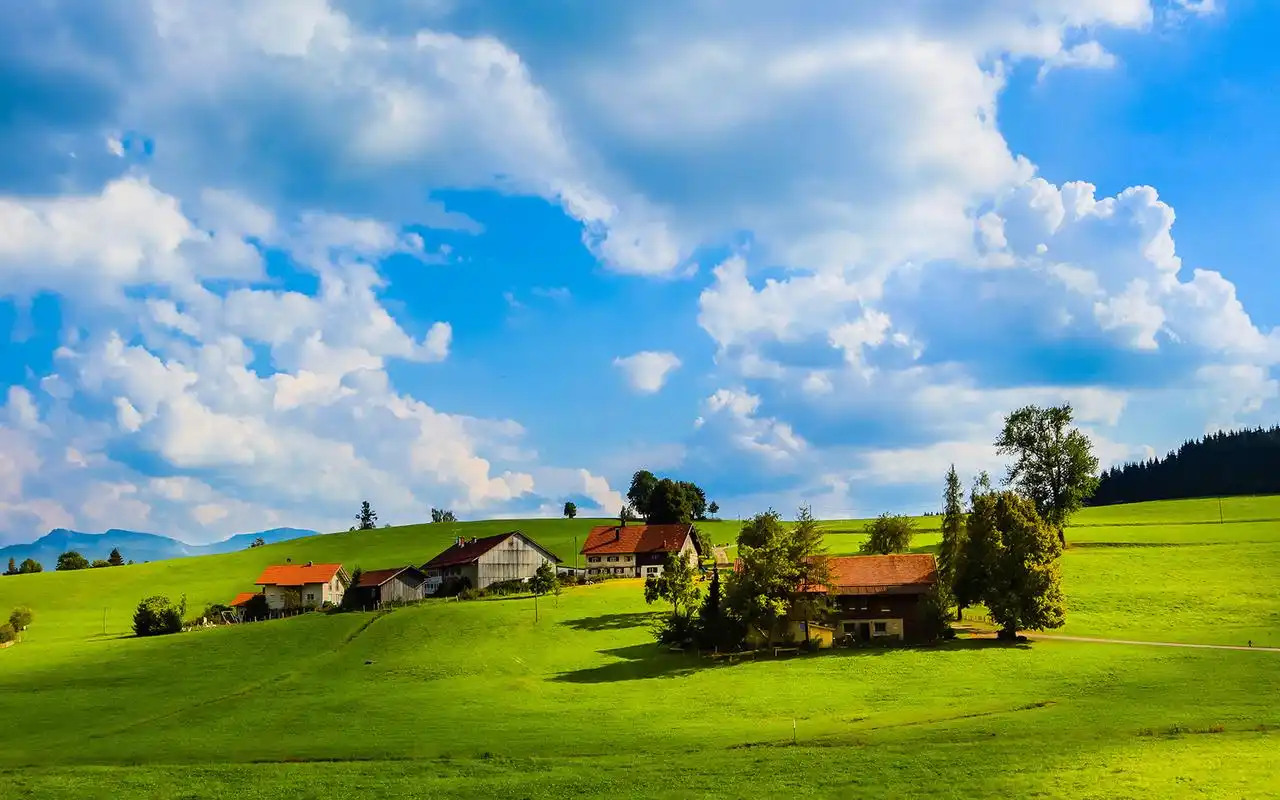 首页 桌面壁纸 风景壁纸 奥地利绿色护眼风景电脑壁纸