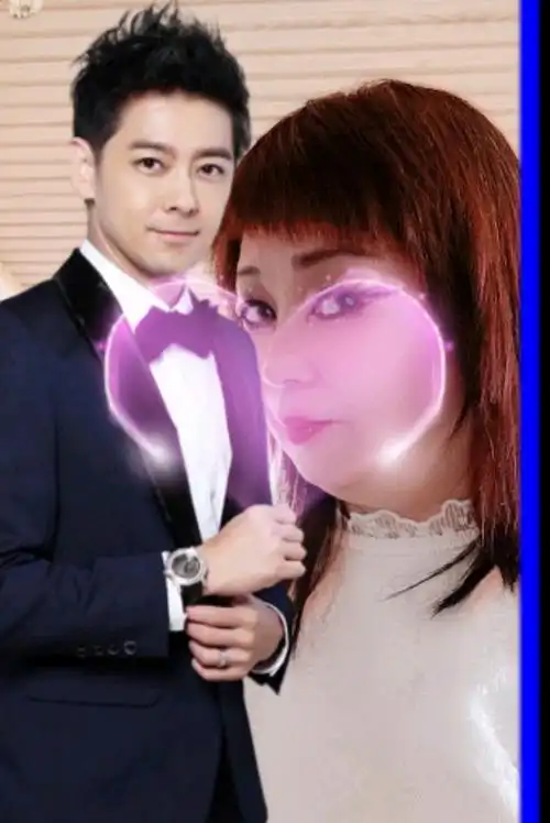 美女#蓝线合拍,与不老男神合拍.