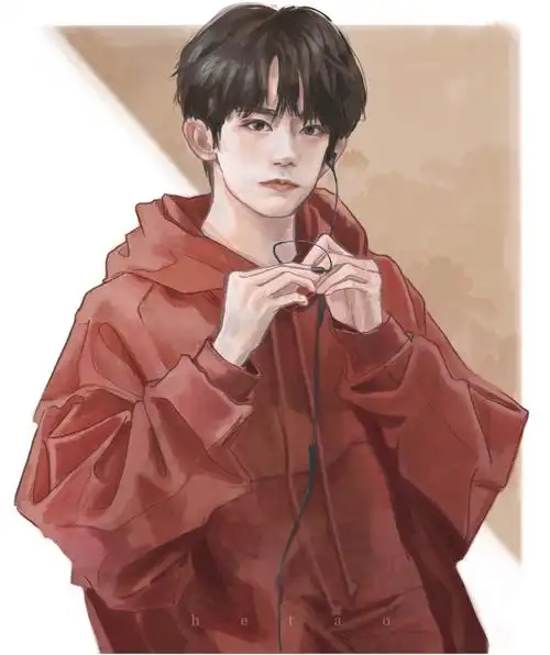 易烊千玺q版手绘 - 堆糖,美图壁纸兴趣社区