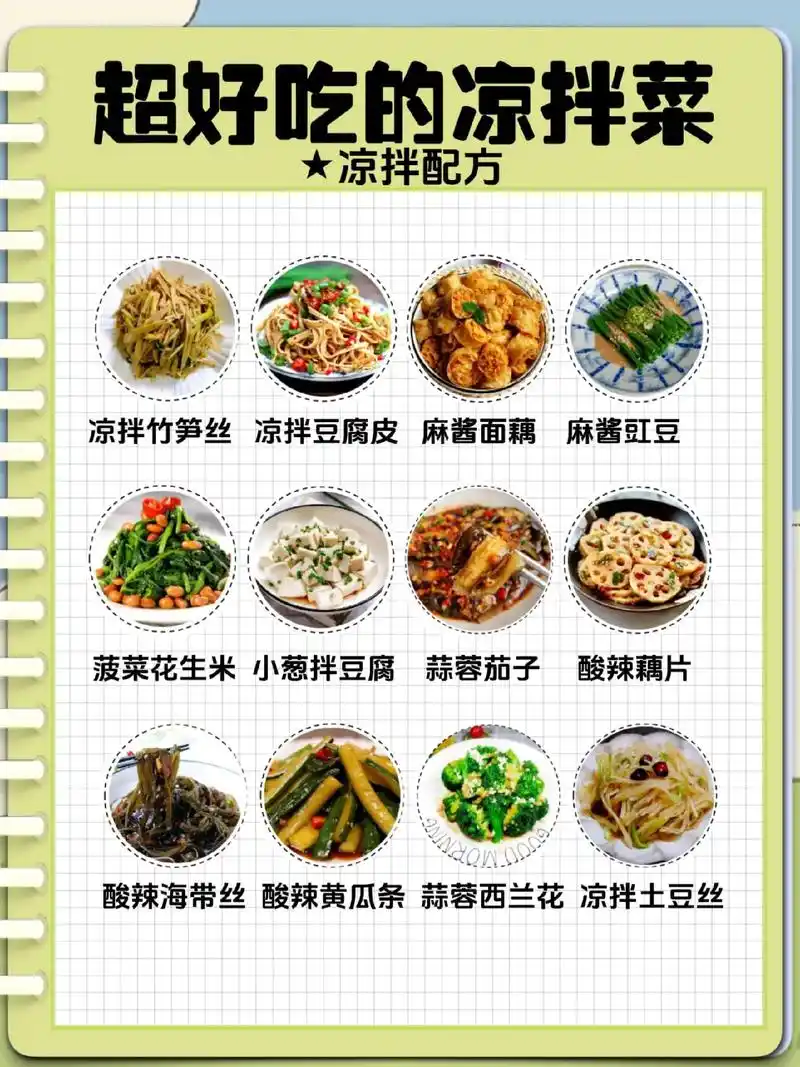 超开胃家常凉菜!解腻又减脂!做法简单.好吃又低卡,家庭聚餐必 - 抖音