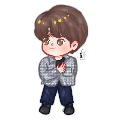 还有人没看过画出来的q版周柯宇吗超级可爱