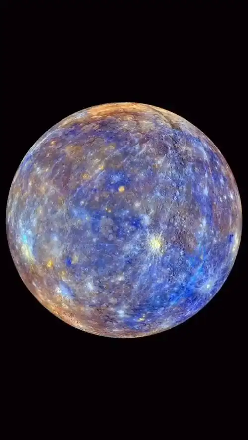 这是水星真实的模样,水星是离太阳最近的行星,也是轨道速度最快,表面