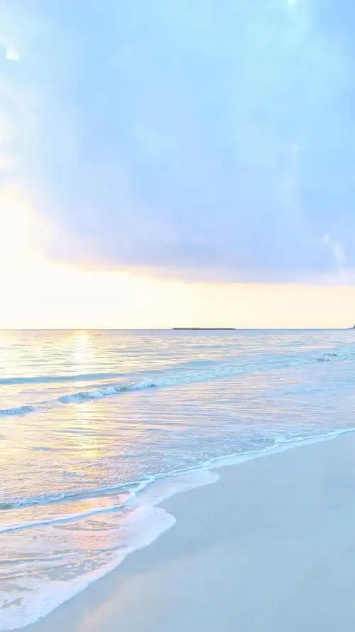 平静的海平面风景