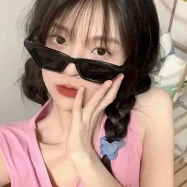 唯美很酷快手网红女生头像