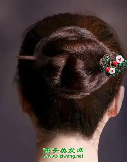 古代少女如何用发簪盘发 五款发簪盘发告诉你答案_盘发发型_西子美发