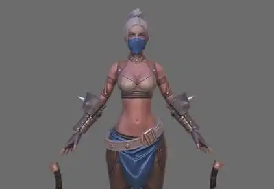 pbr蒙面女战士 性感女杀手 女孩 girl