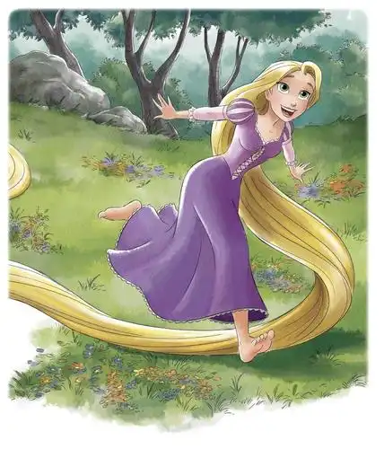 迪士尼长发公主我的第yi本睡前故事书预订英文原版myfirstbedtime