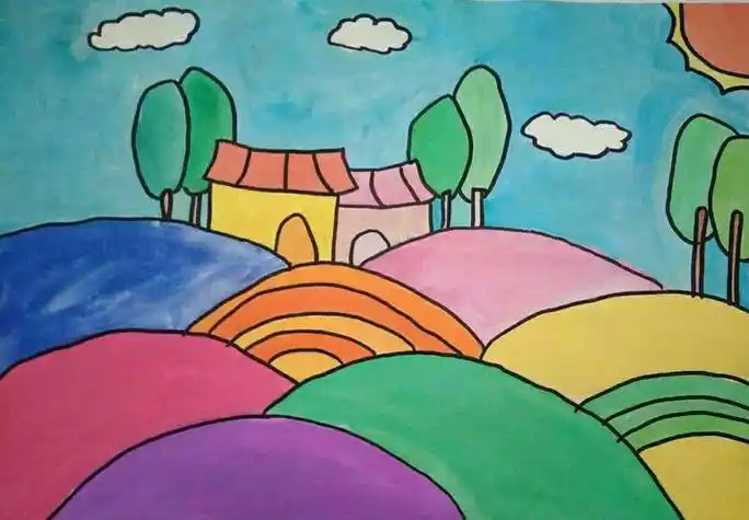 三年级一等奖的画 三年级一等奖的画儿童节绘画