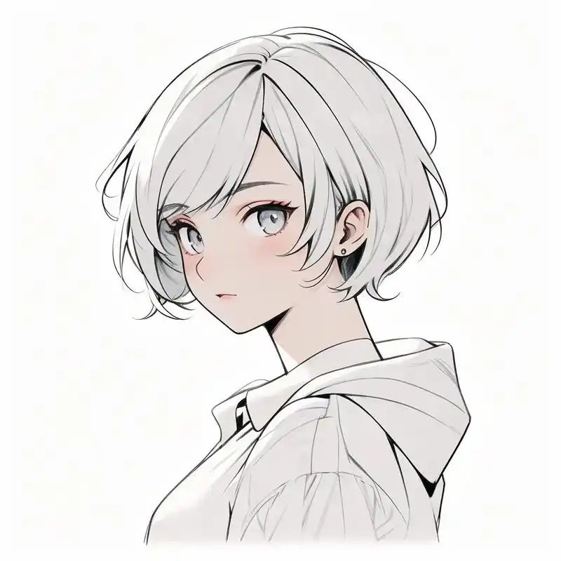 96手绘卡通女生头像大赏94