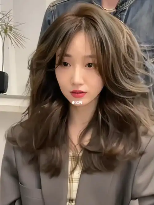 中长发烫发发型浪漫法式烫真的太美啦