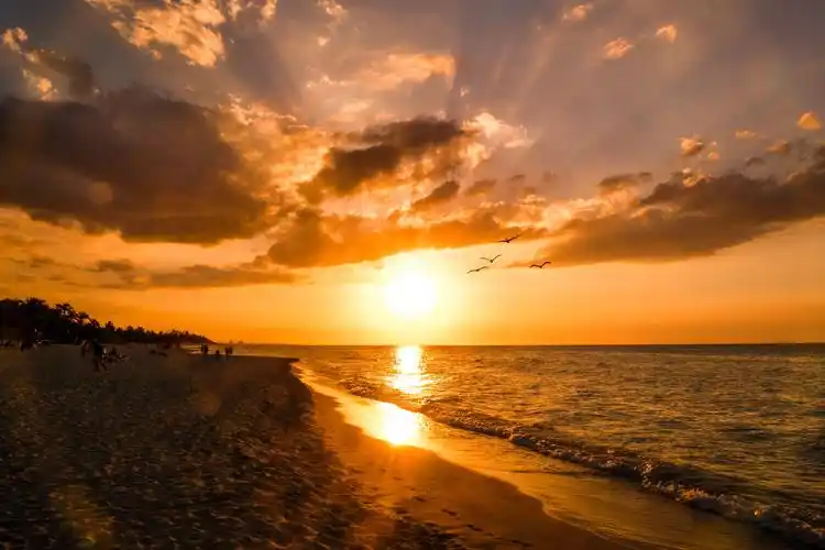 黄昏海边风景高清原图下载,黄昏海边风景,高清图片,壁纸,自然风景-桌