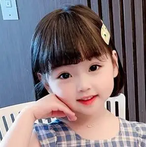 儿童假发可爱波波头假发内扣假发女童潮童女网红假发包包头可爱发
