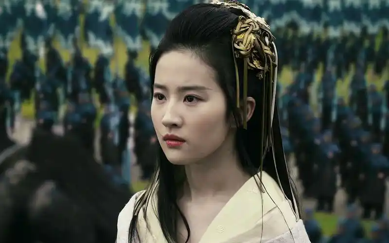 刘亦菲所扮演的虞姬很好看