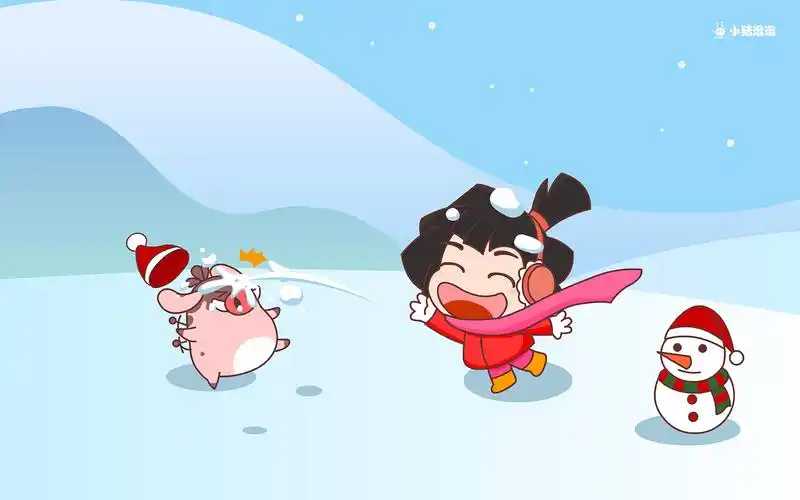 可爱卡通圣诞节图片win7高清电脑桌面壁纸下载大全