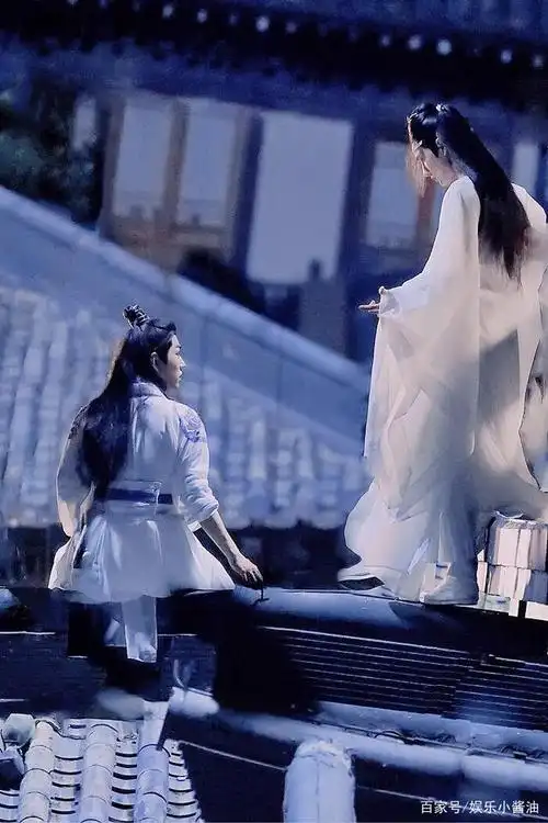 《陈情令》肖战王一博背影大合集,每一幅都是名场面,我不淡定了