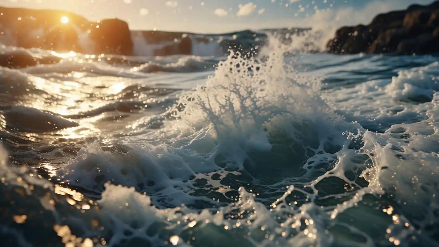 快来换上这组超清2k海浪壁纸吧!