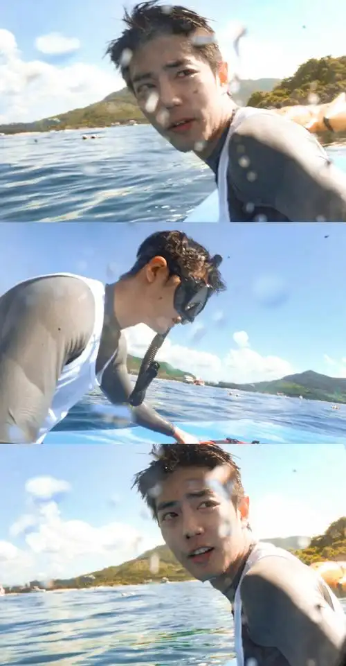 肖战#好想和肖战一起去海边冲浪哇!98