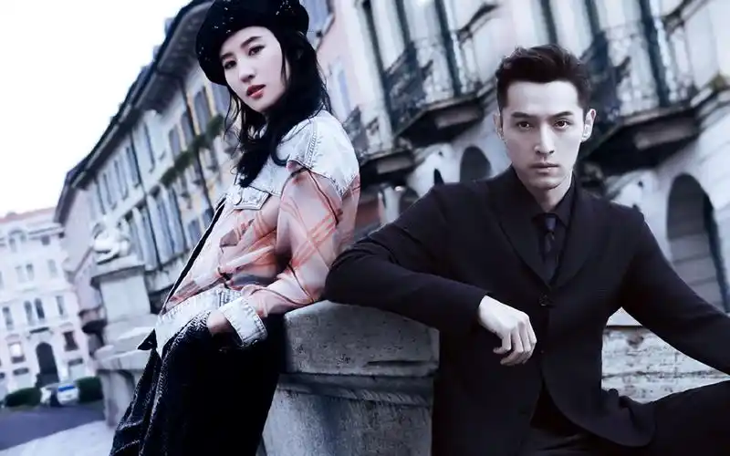 【胡歌刘亦菲】armani广告混剪丨同步的快落