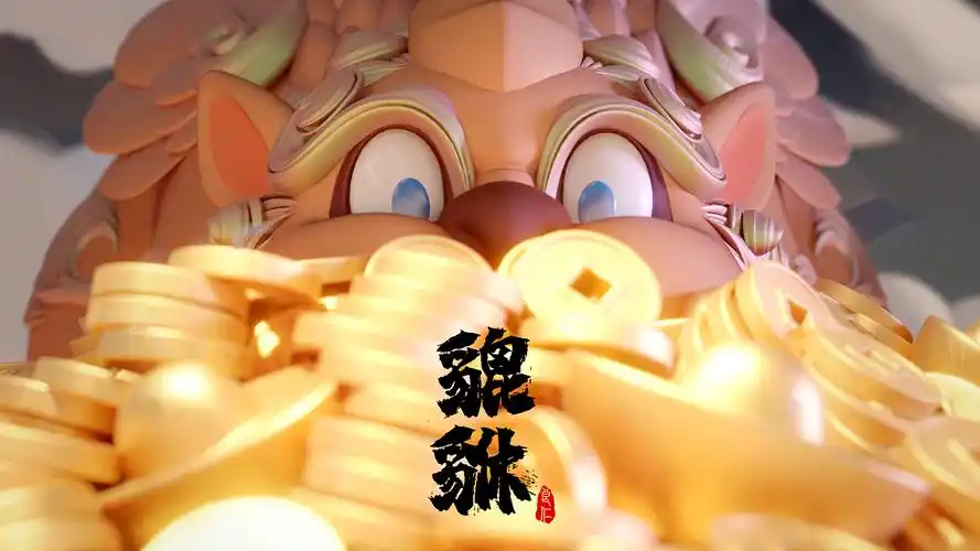 创作信息|举报481分享原创作品三维动画/影视貔貅仙兽blender吉祥物