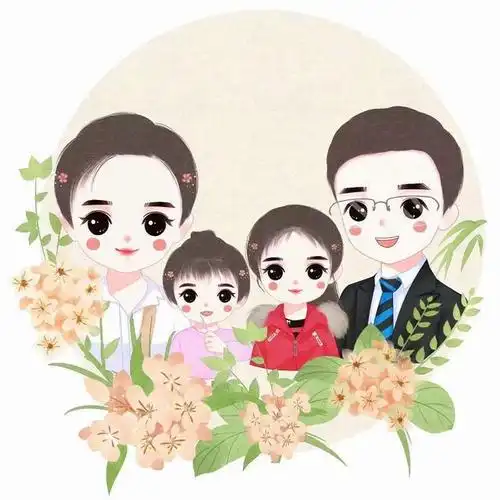 家有一女两女全家福微信头像合集有你喜欢的吗