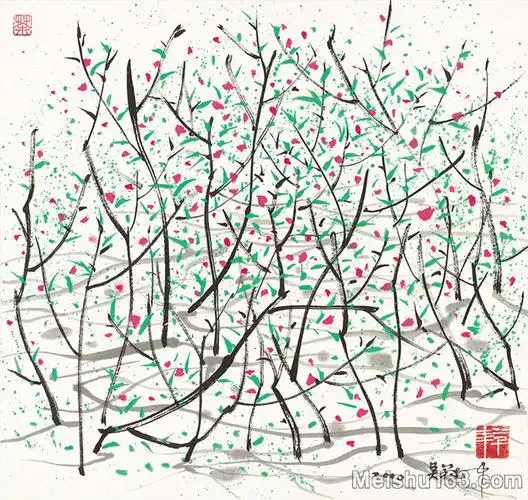 【超顶级】gha191436251-吴冠中水墨画作品图片国画精品高清图片国画