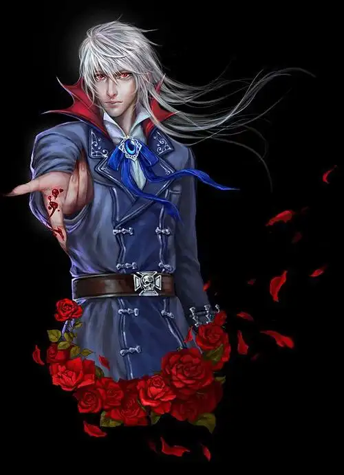 鸣人喵喵 的插画 血族