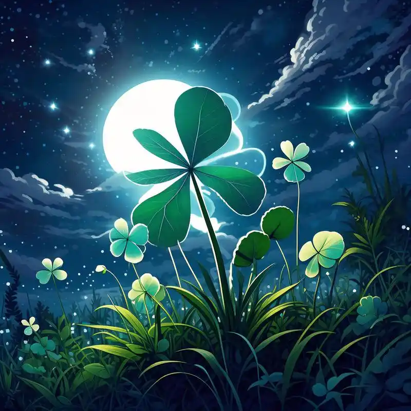 分享一组四叶草头像,四叶草寓意着幸运和快乐,希望这组头像能给拿们