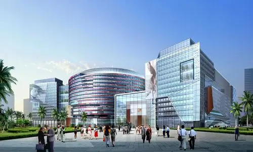 国外商场广场效果图