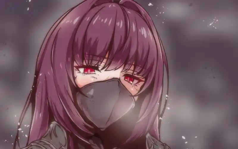 蒙面女黑色人形!