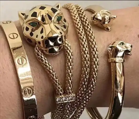 卡地亚豹子项链