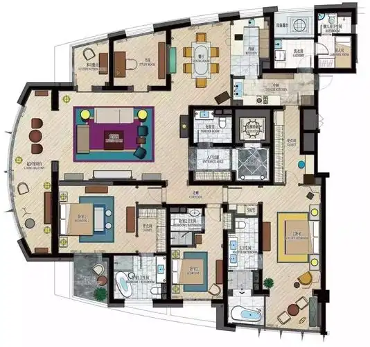 云端重磅:新宇宙中心的先进大平层 淮海路少有在售顶豪 -上海搜狐焦点